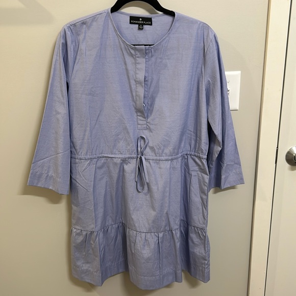 Tuckernuck Pomander Place Lucy Dress in Chambray NEW WITHOUT TAG - Picture 1 of 8